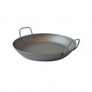 Тиган от въглеродна стомана за паеля Mauviel 1830 стоманени дръжки M'Steel Ø36cm (363736)