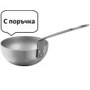 Тиган от въглеродна стомана за сотиране Mauviel 1830 стоманена дръжка M'Steel Ø28cm (361228)