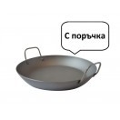 Тиган от въглеродна стомана за паеля Mauviel 1830 стоманени дръжки M'Steel Ø36cm (363736)