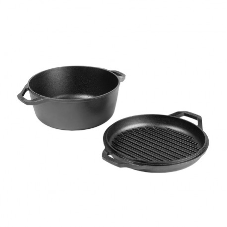 Ø30.48cm Чугунена тенджера Dutch oven LODGE (L-C6DD)
